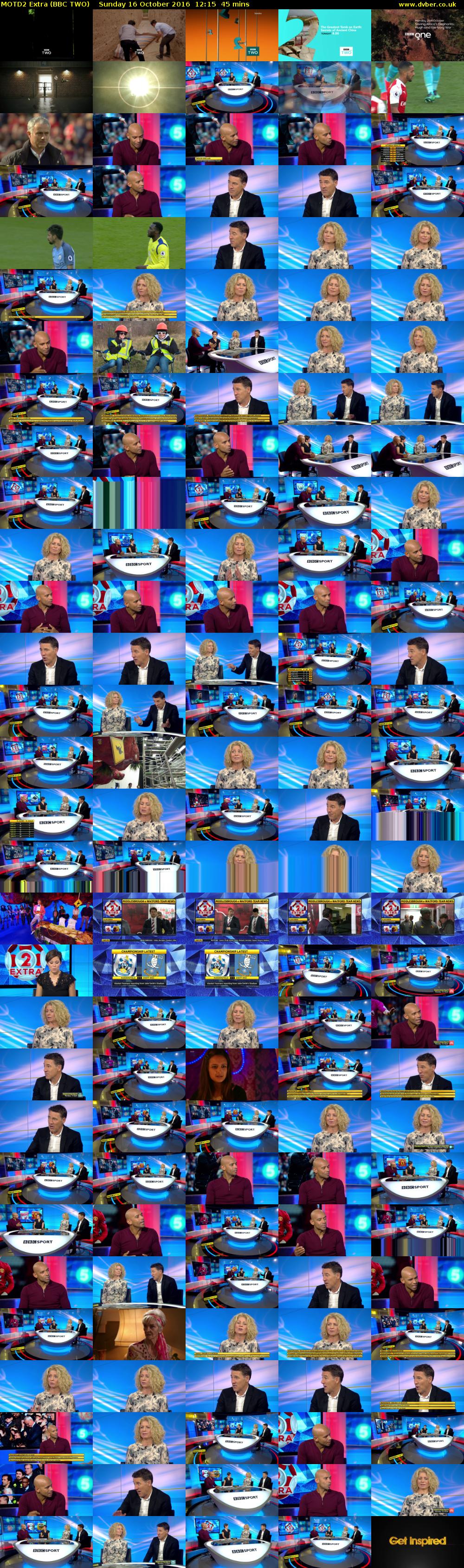 MOTD2 Extra (BBC TWO) Sunday 16 October 2016 12:15 - 13:00