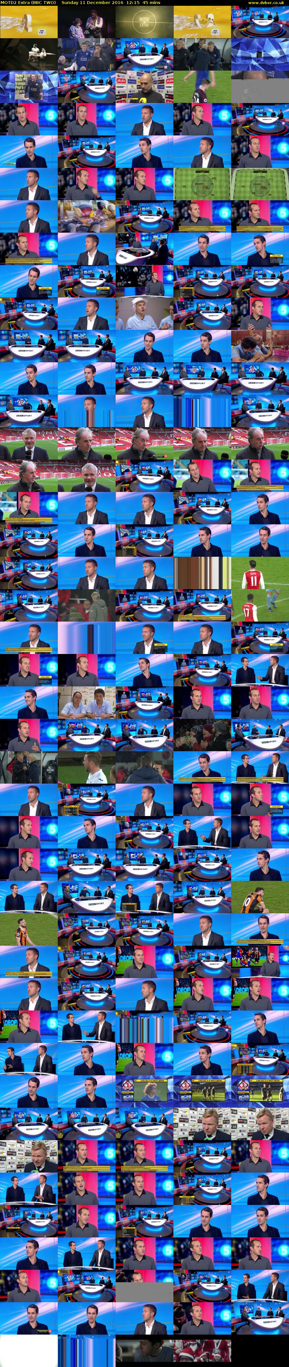 MOTD2 Extra (BBC TWO) Sunday 11 December 2016 12:15 - 13:00