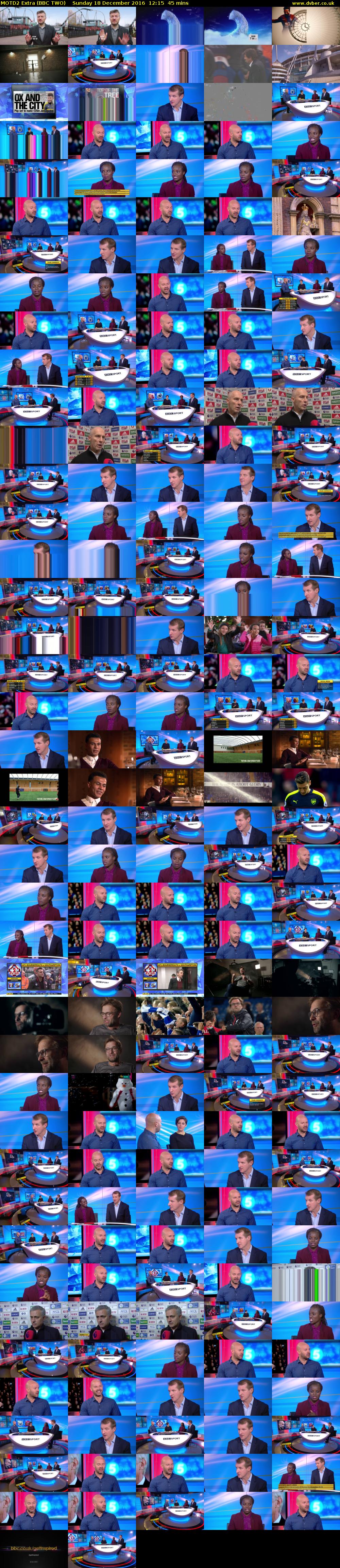 MOTD2 Extra (BBC TWO) Sunday 18 December 2016 12:15 - 13:00
