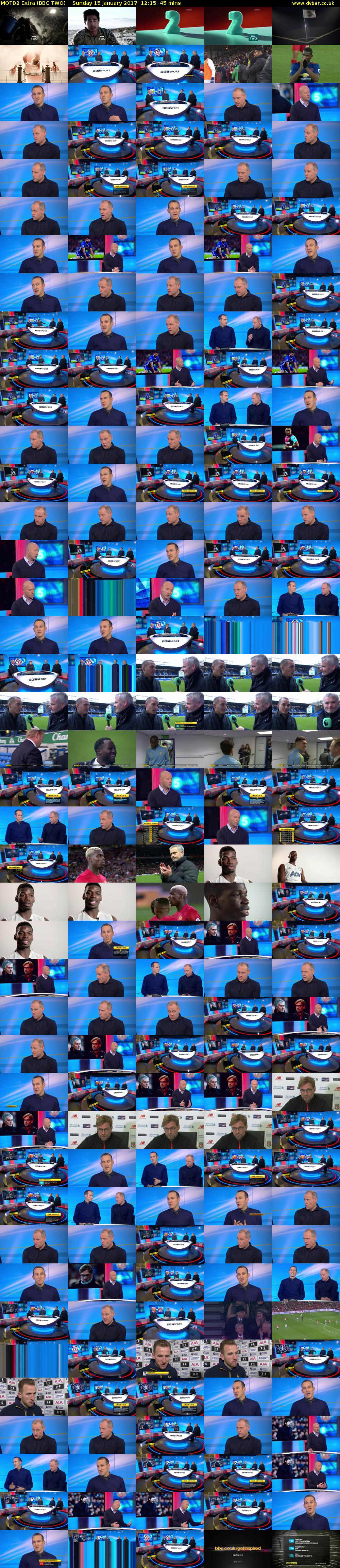 MOTD2 Extra (BBC TWO) Sunday 15 January 2017 12:15 - 13:00