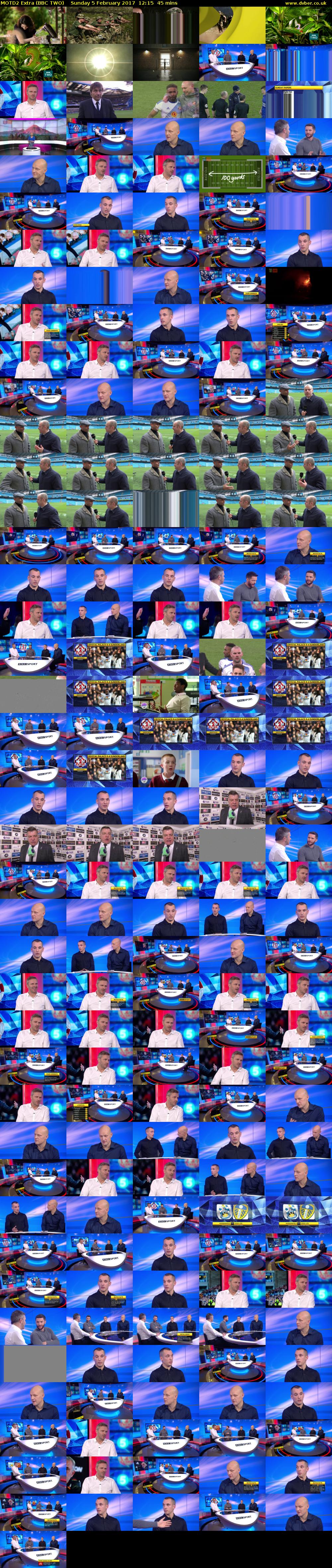 MOTD2 Extra (BBC TWO) Sunday 5 February 2017 12:15 - 13:00