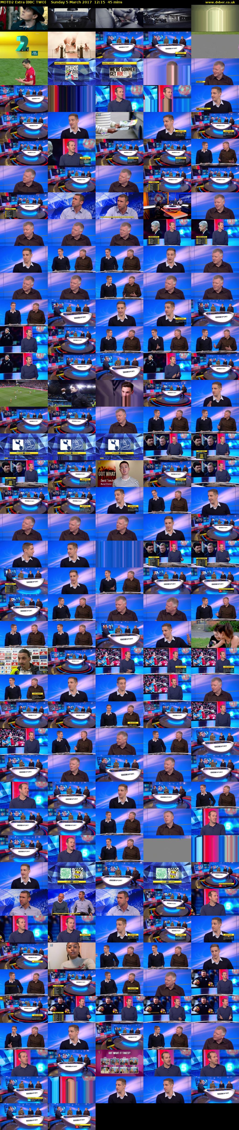 MOTD2 Extra (BBC TWO) Sunday 5 March 2017 12:15 - 13:00