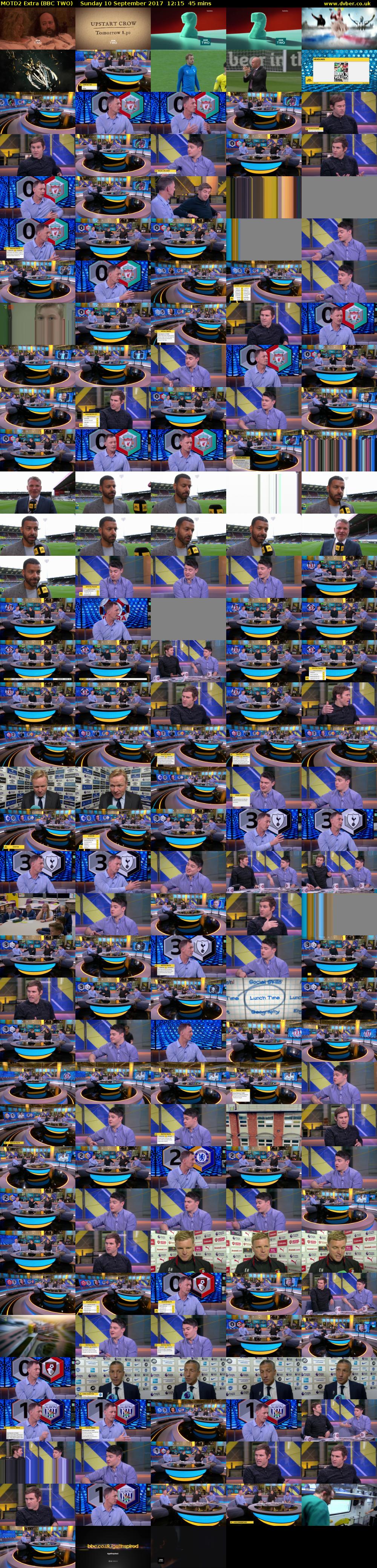 MOTD2 Extra (BBC TWO) Sunday 10 September 2017 12:15 - 13:00