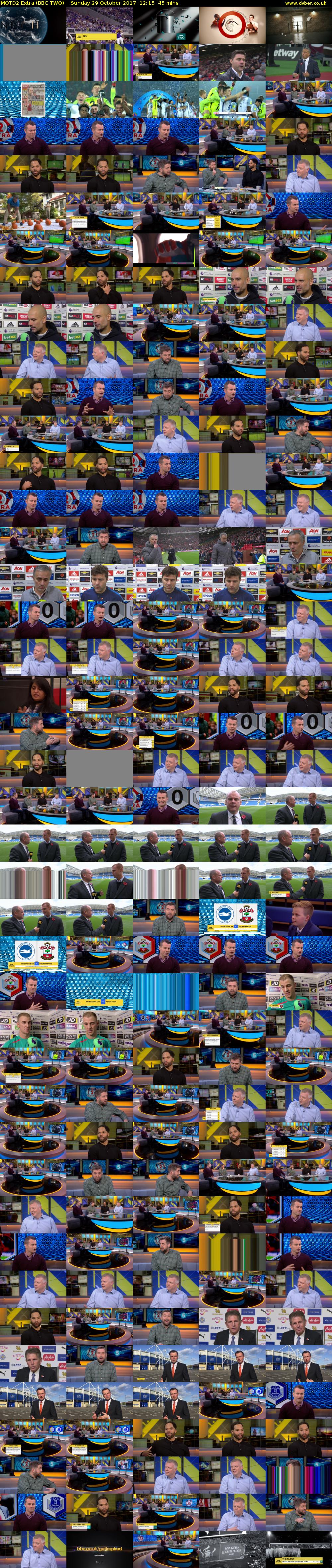 MOTD2 Extra (BBC TWO) Sunday 29 October 2017 12:15 - 13:00