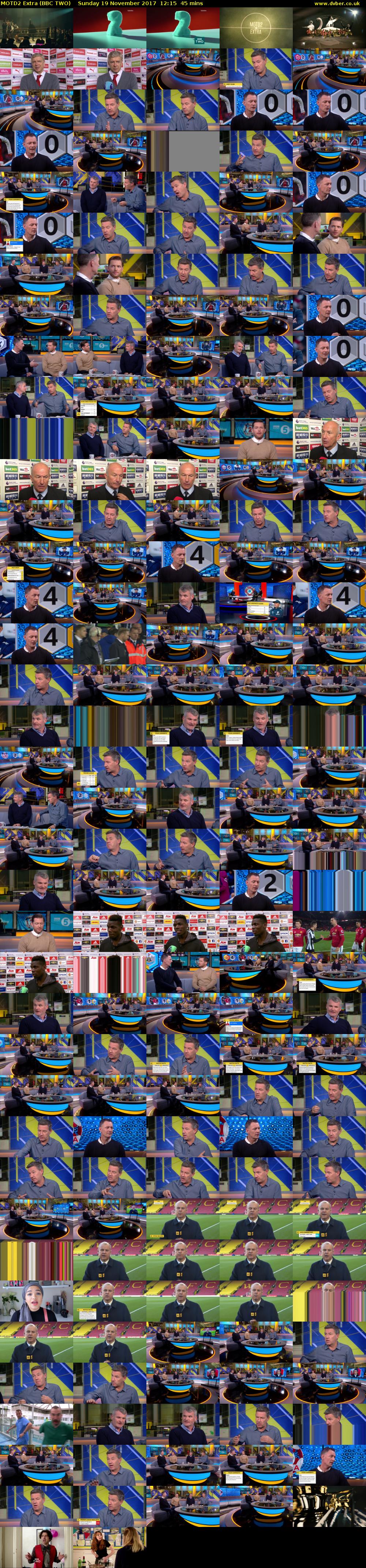 MOTD2 Extra (BBC TWO) Sunday 19 November 2017 12:15 - 13:00