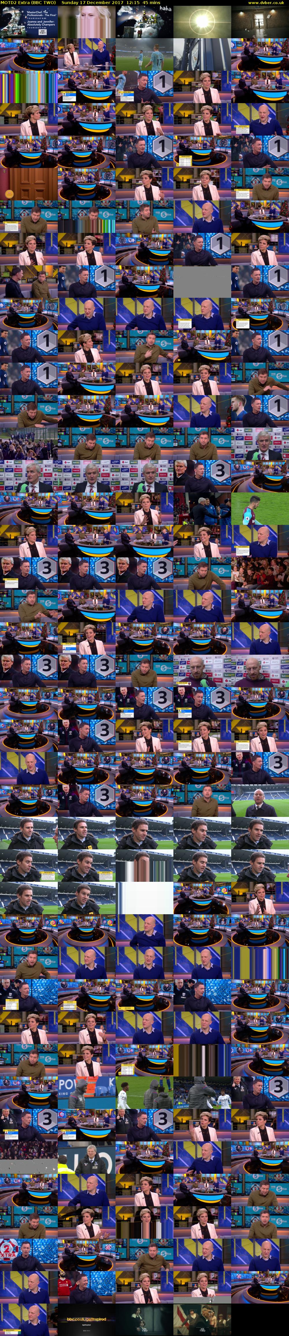 MOTD2 Extra (BBC TWO) Sunday 17 December 2017 12:15 - 13:00