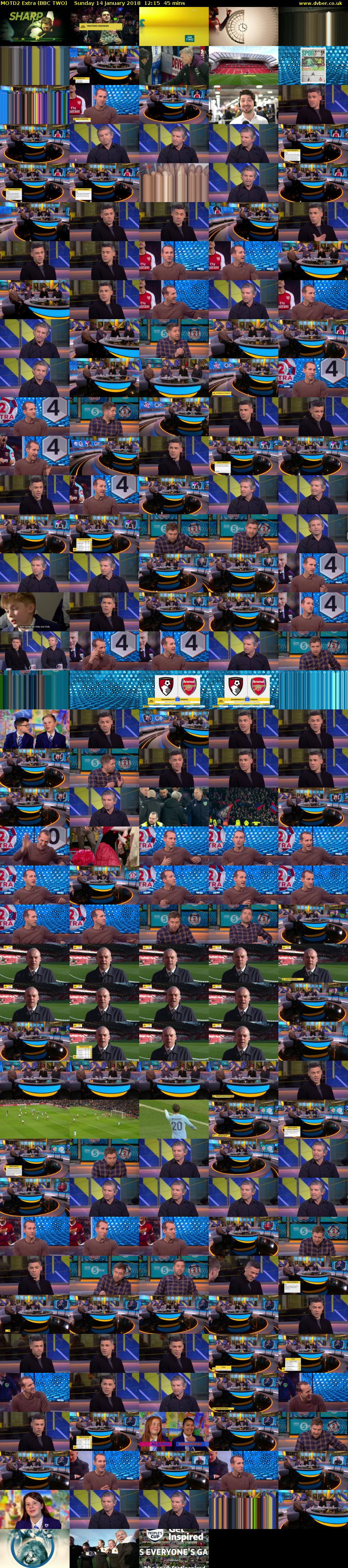 MOTD2 Extra (BBC TWO) Sunday 14 January 2018 12:15 - 13:00