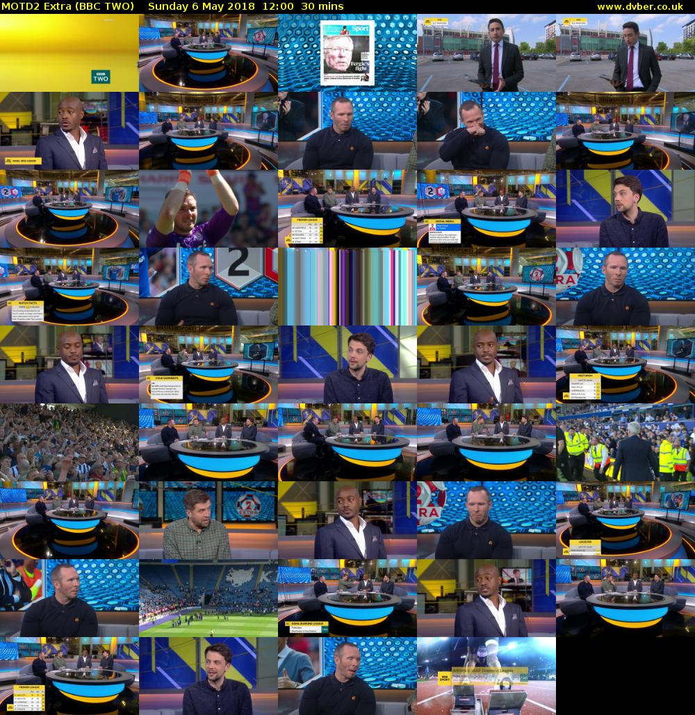 MOTD2 Extra (BBC TWO) Sunday 6 May 2018 12:00 - 12:30