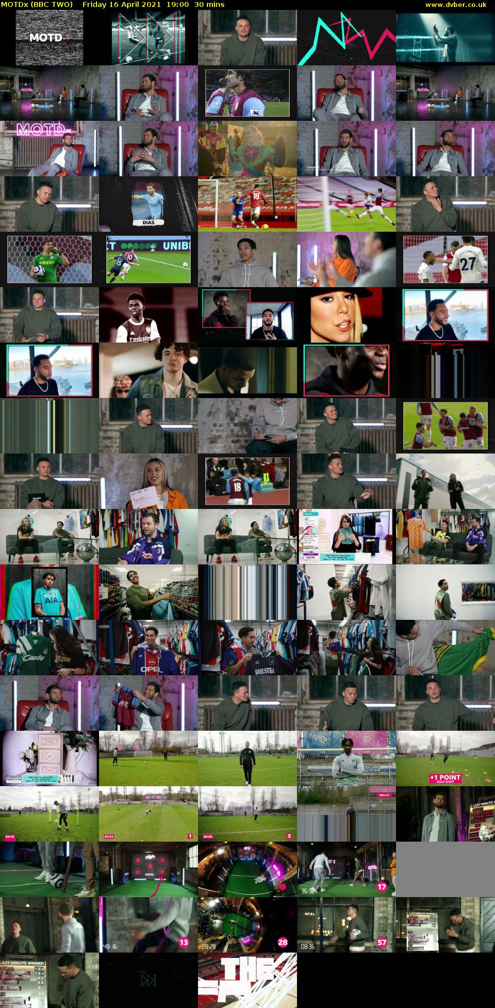 MOTDx (BBC TWO) Friday 16 April 2021 19:00 - 19:30
