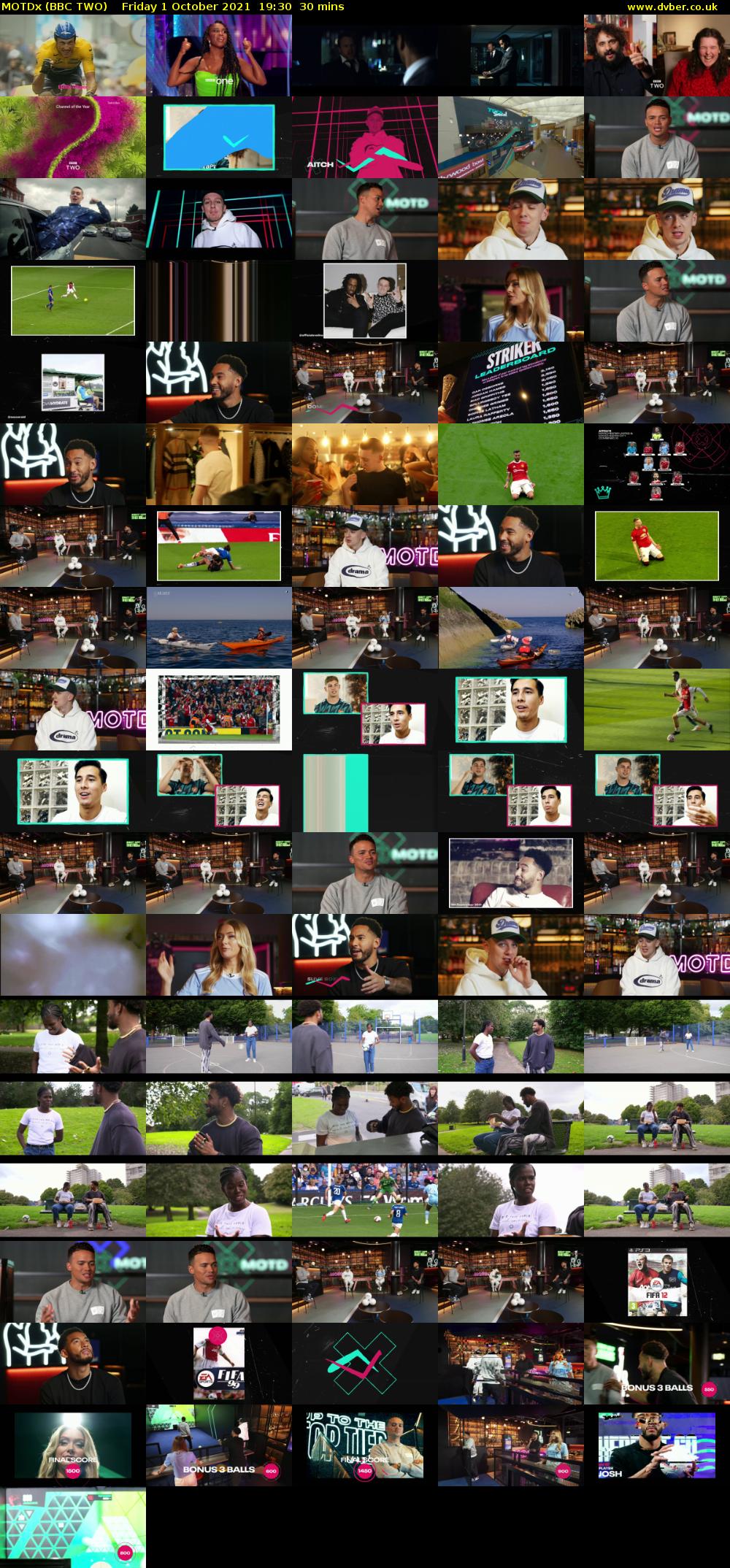 MOTDx (BBC TWO) Friday 1 October 2021 19:30 - 20:00
