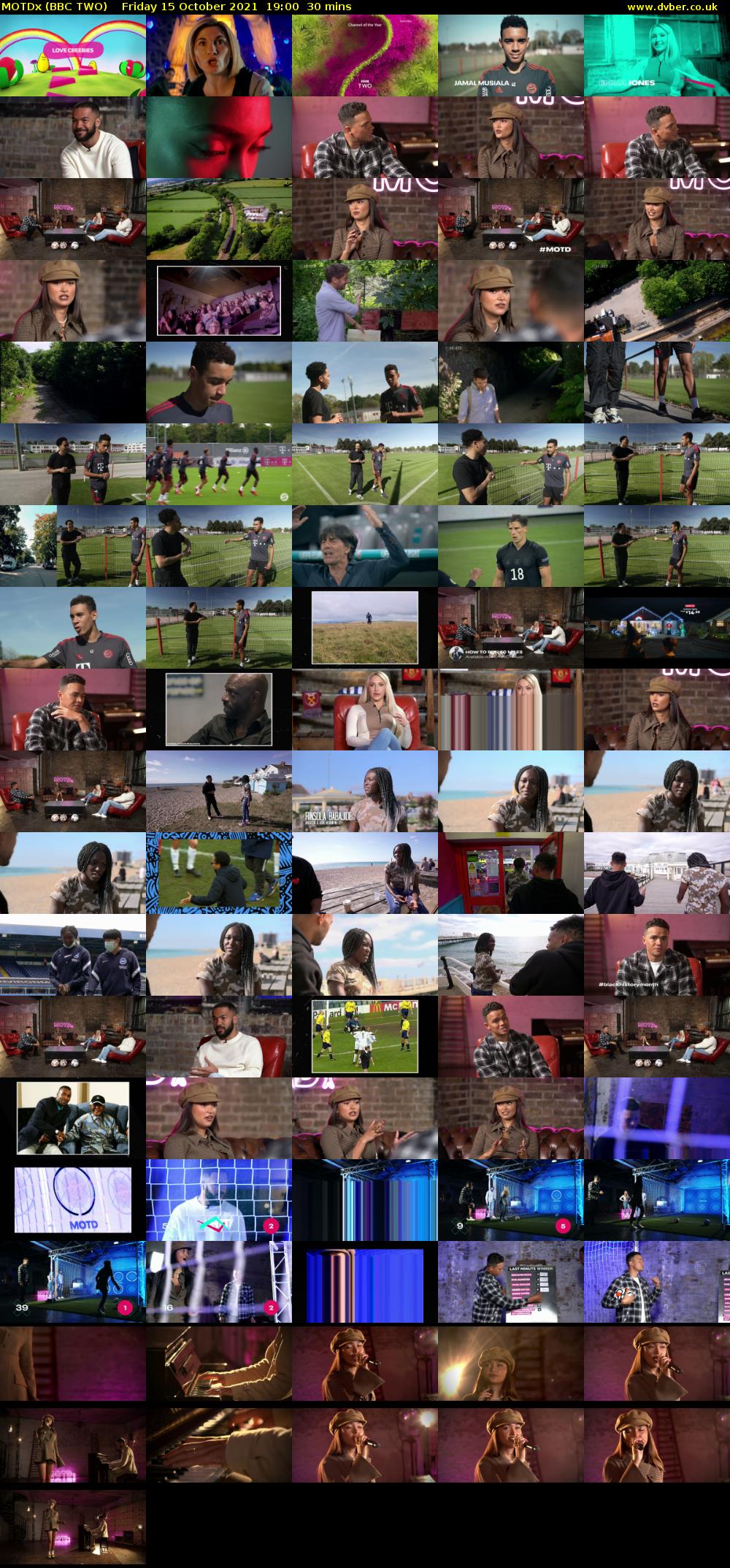 MOTDx (BBC TWO) Friday 15 October 2021 19:00 - 19:30