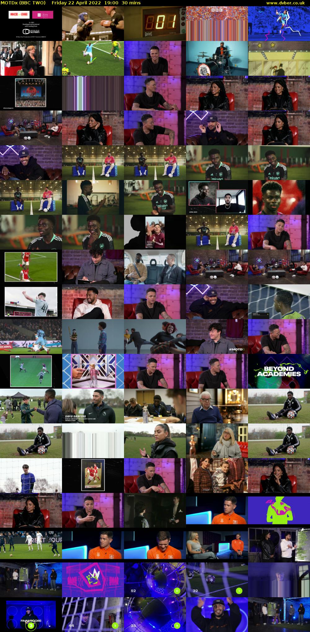 MOTDx (BBC TWO) Friday 22 April 2022 19:00 - 19:30