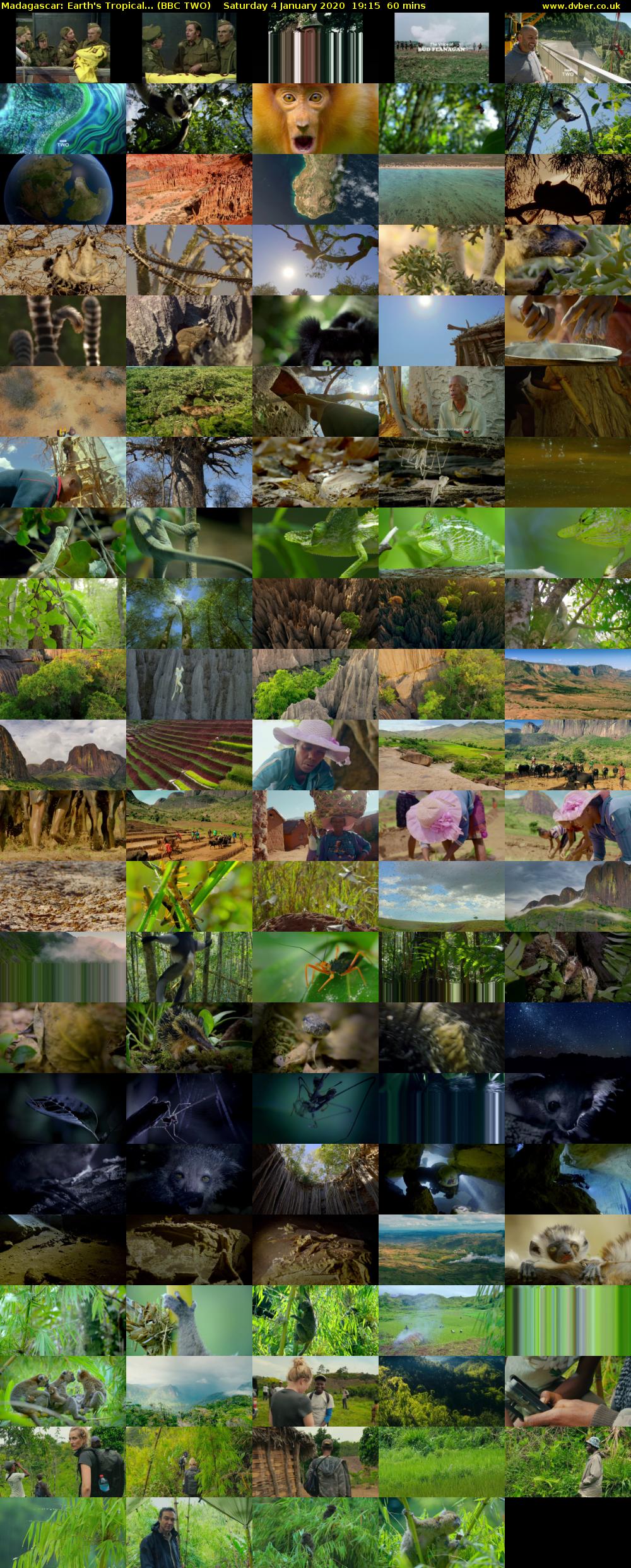 Madagascar: Earth's Tropical... (BBC TWO) Saturday 4 January 2020 19:15 - 20:15
