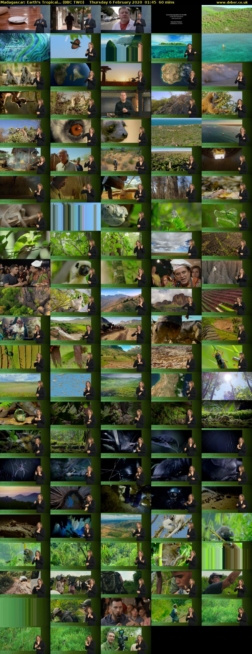 Madagascar: Earth's Tropical... (BBC TWO) Thursday 6 February 2020 01:45 - 02:45