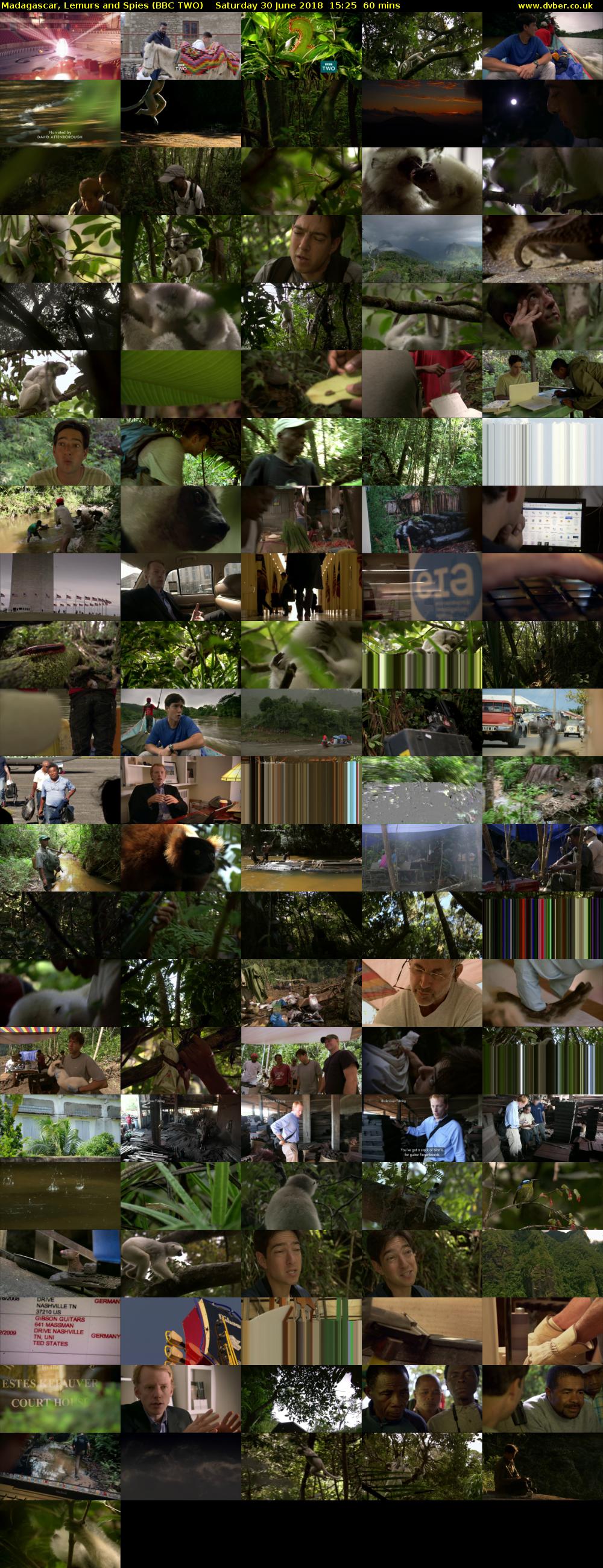 Madagascar, Lemurs and Spies (BBC TWO) Saturday 30 June 2018 15:25 - 16:25
