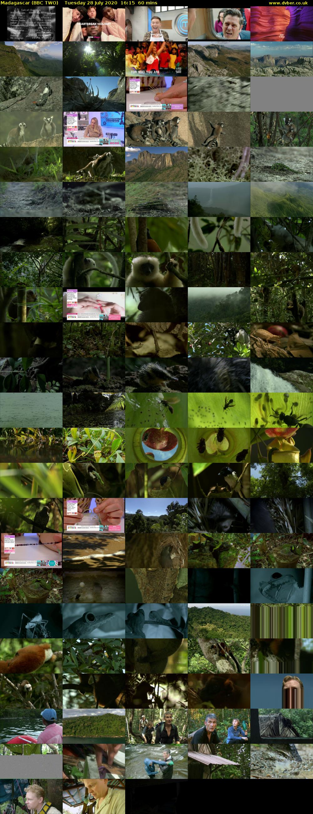 Madagascar (BBC TWO) Tuesday 28 July 2020 16:15 - 17:15