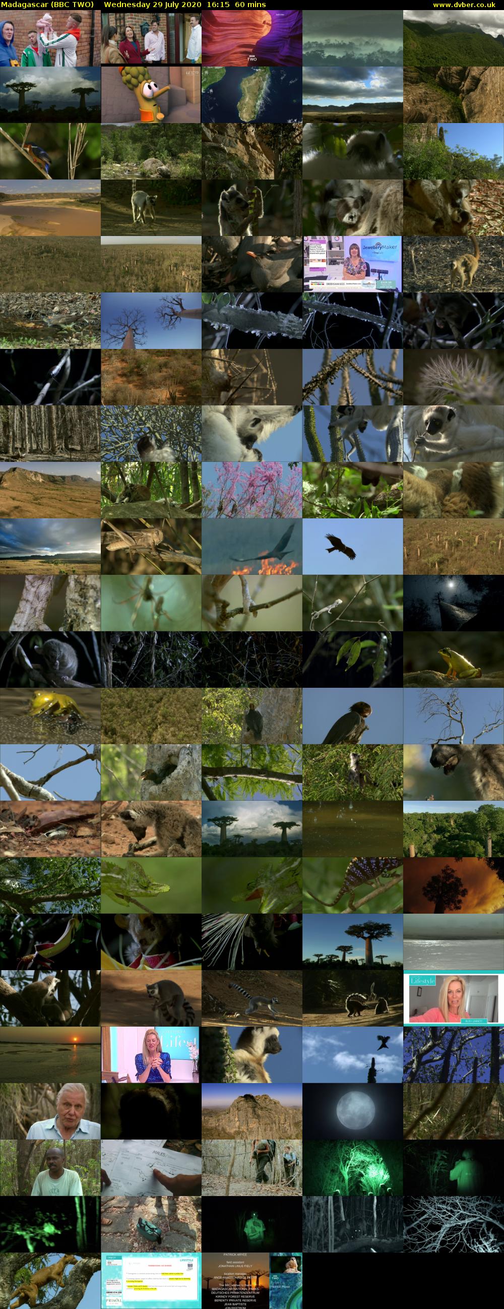 Madagascar (BBC TWO) Wednesday 29 July 2020 16:15 - 17:15