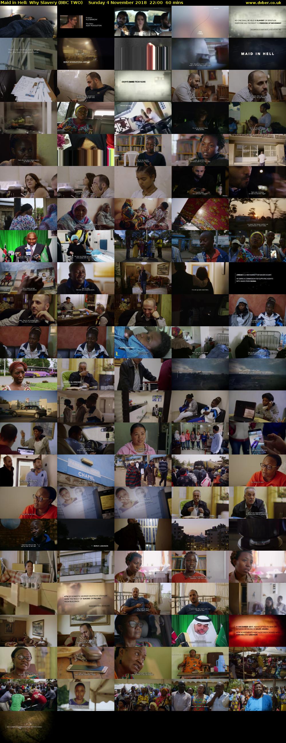 Maid in Hell: Why Slavery (BBC TWO) Sunday 4 November 2018 22:00 - 23:00