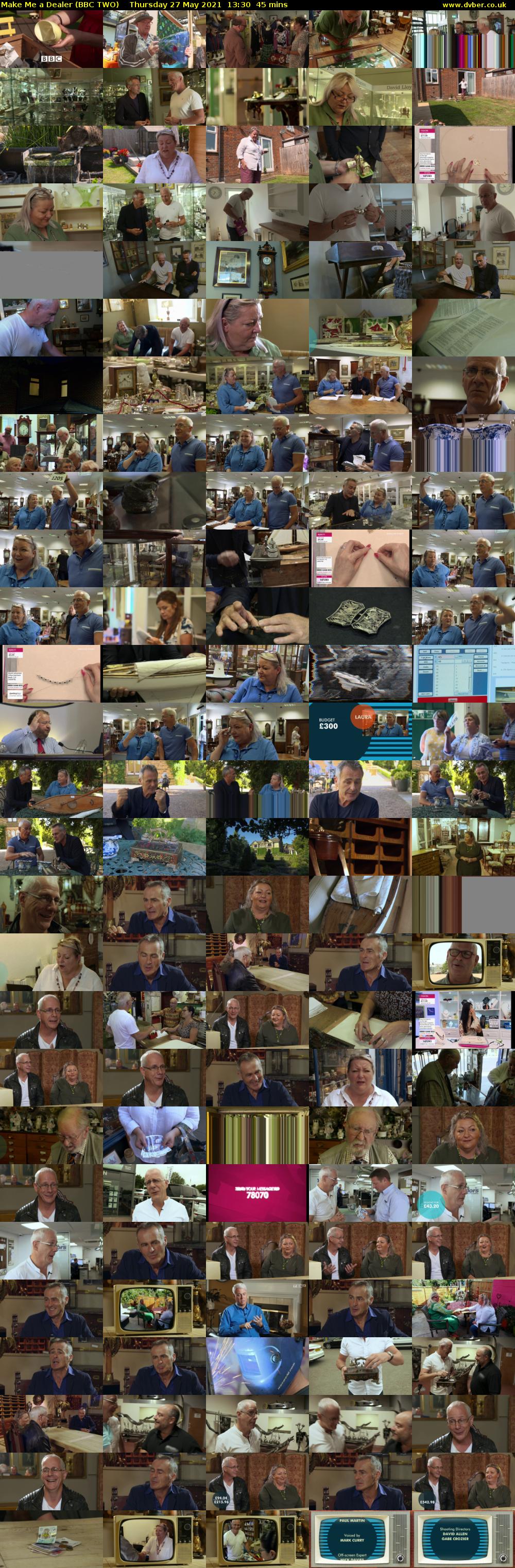 Make Me a Dealer (BBC TWO) Thursday 27 May 2021 13:30 - 14:15