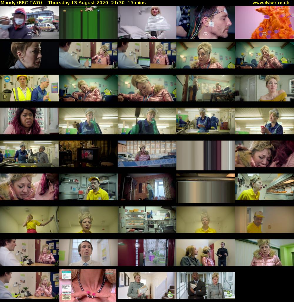 Mandy (BBC TWO) Thursday 13 August 2020 21:30 - 21:45