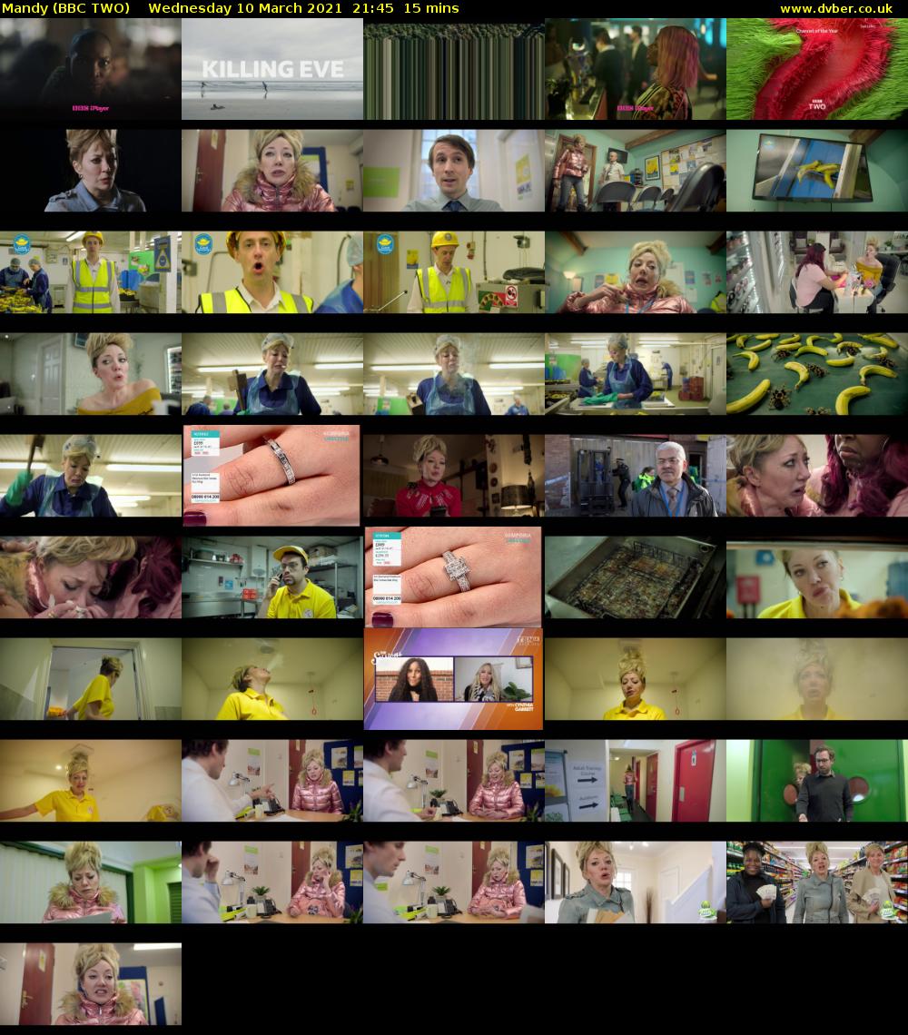 Mandy (BBC TWO) Wednesday 10 March 2021 21:45 - 22:00