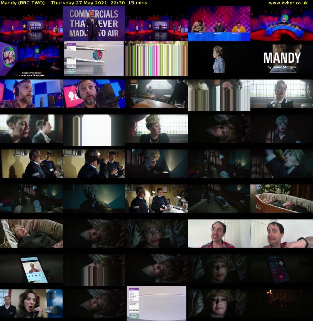 Mandy (BBC TWO) Thursday 27 May 2021 22:30 - 22:45