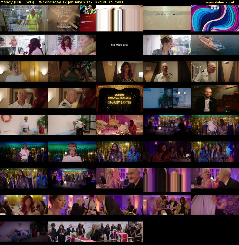 Mandy (BBC TWO) Wednesday 12 January 2022 22:00 - 22:15