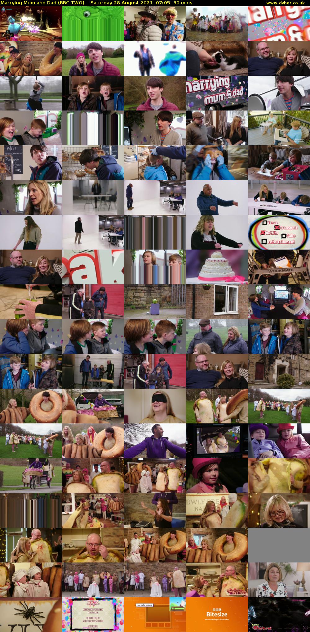 Marrying Mum and Dad (BBC TWO) Saturday 28 August 2021 07:05 - 07:35
