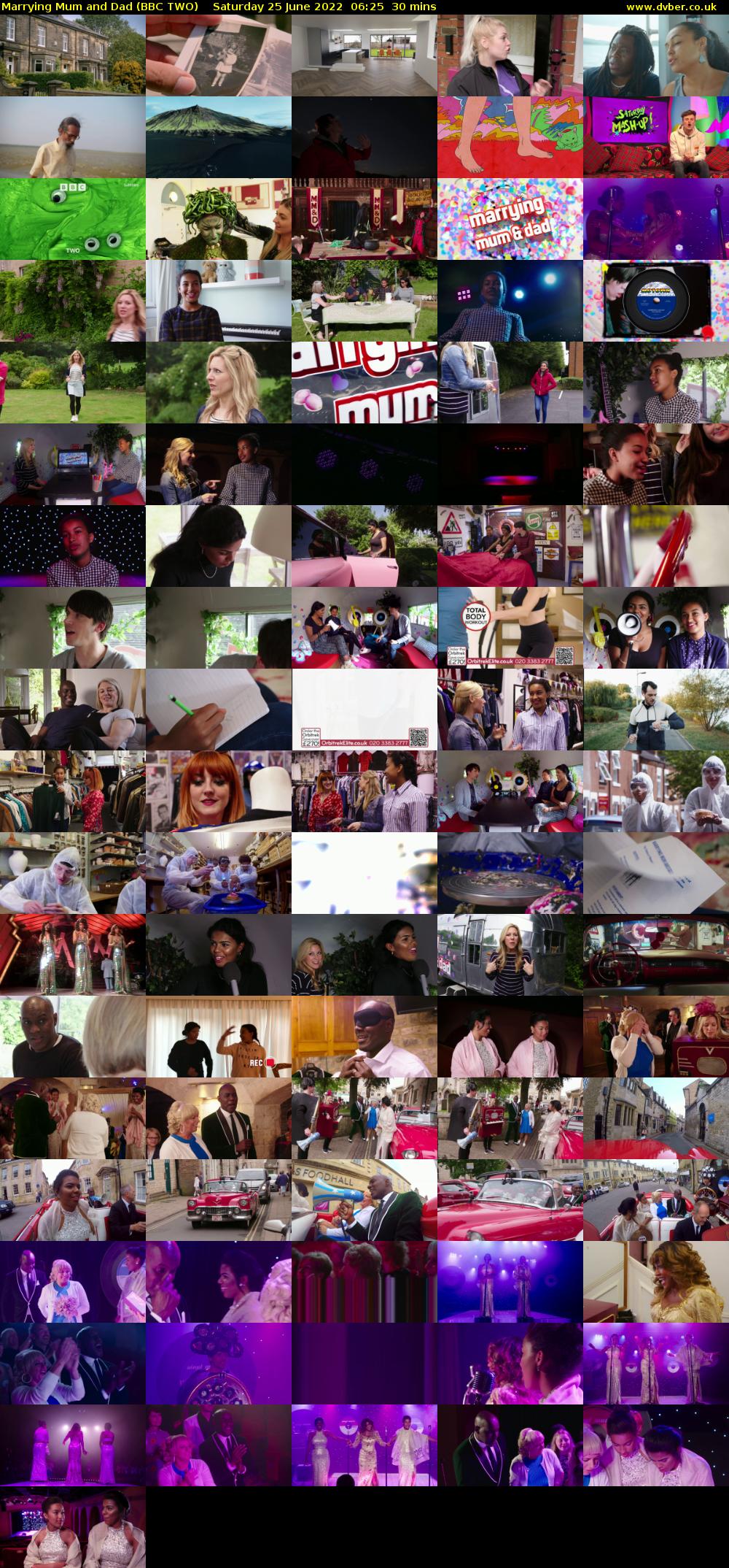 Marrying Mum and Dad (BBC TWO) Saturday 25 June 2022 06:25 - 06:55