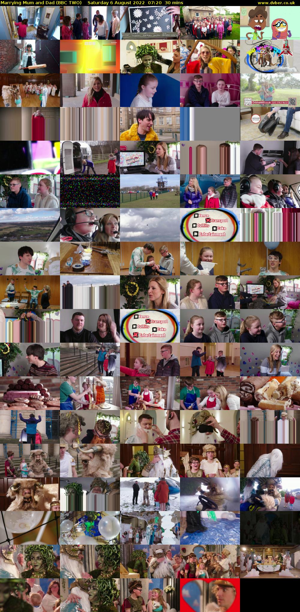 Marrying Mum and Dad (BBC TWO) Saturday 6 August 2022 07:20 - 07:50