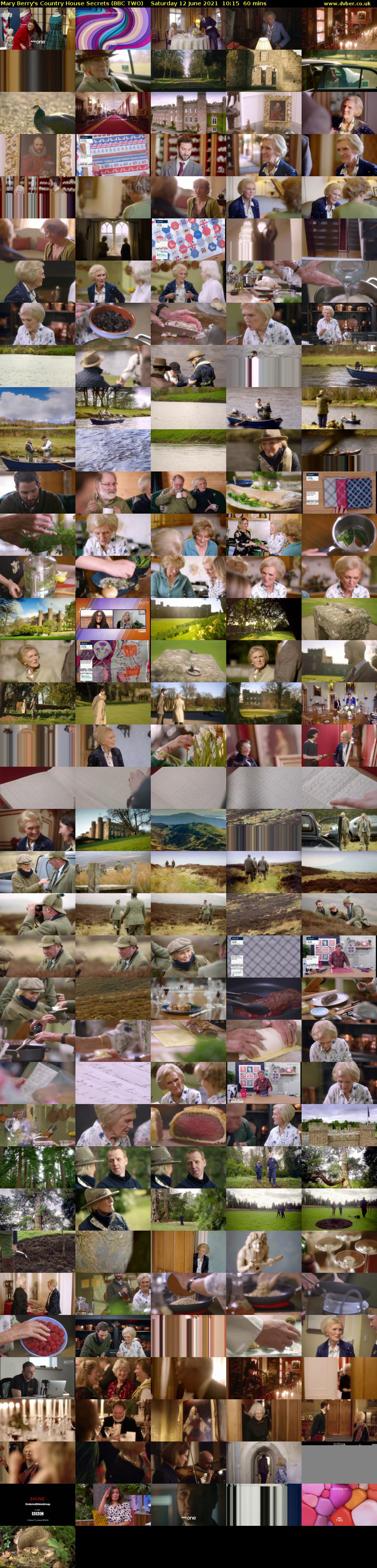 Mary Berry's Country House Secrets (BBC TWO) Saturday 12 June 2021 10:15 - 11:15