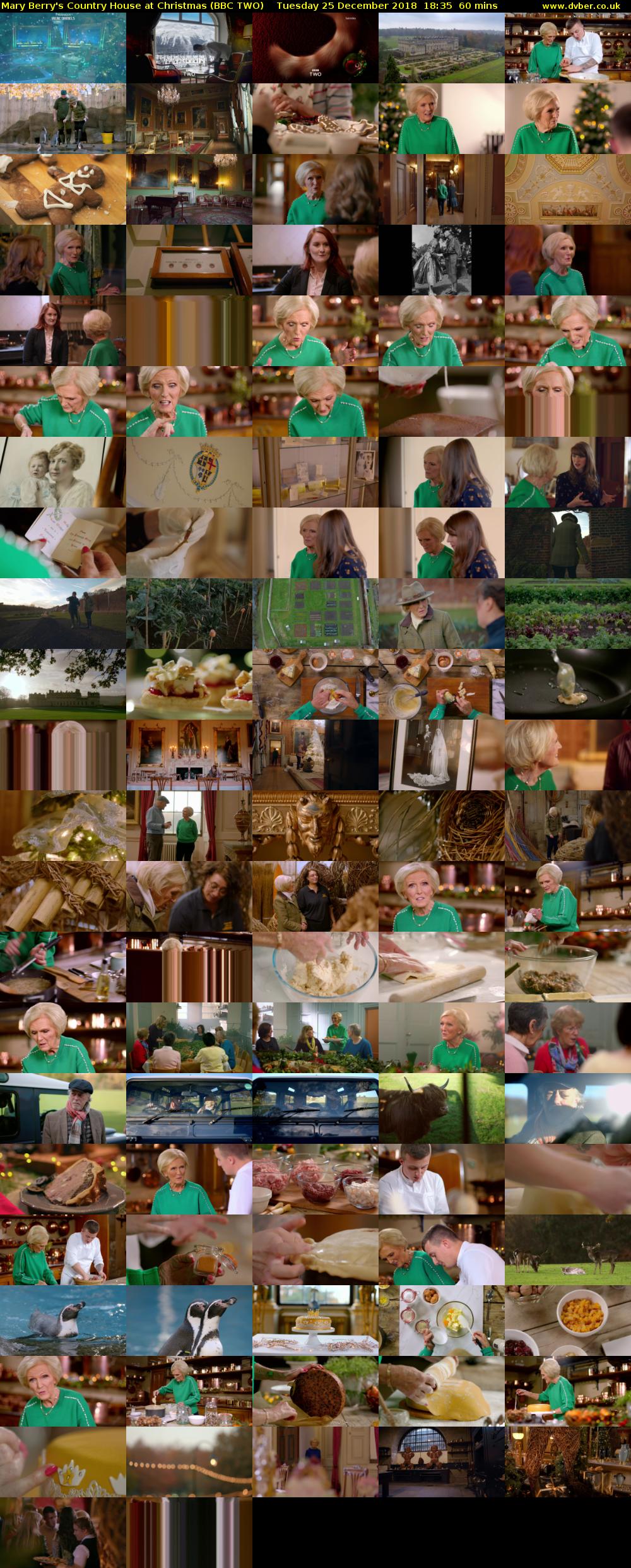 Mary Berry's Country House at Christmas (BBC TWO) Tuesday 25 December 2018 18:35 - 19:35