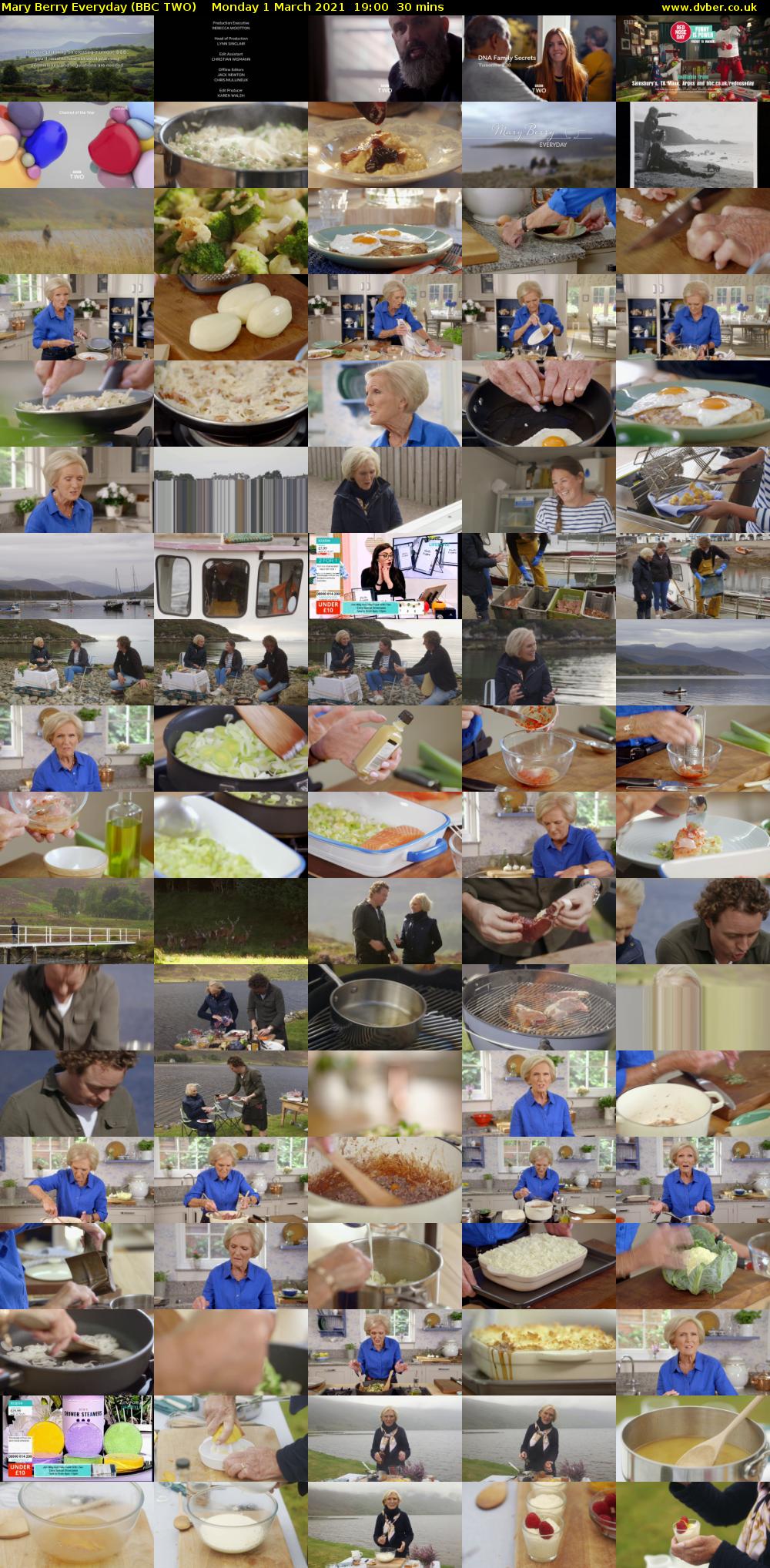 Mary Berry Everyday (BBC TWO) Monday 1 March 2021 19:00 - 19:30