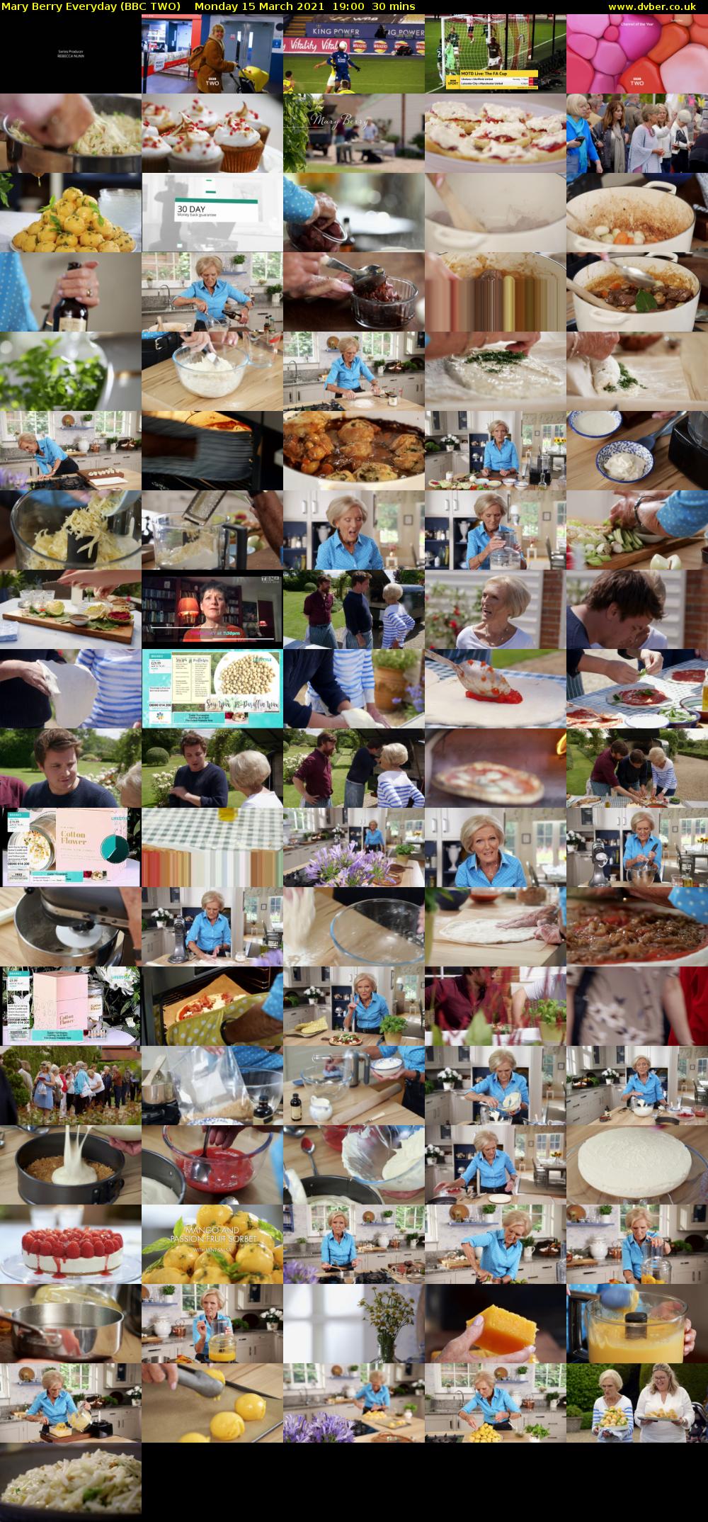 Mary Berry Everyday (BBC TWO) Monday 15 March 2021 19:00 - 19:30