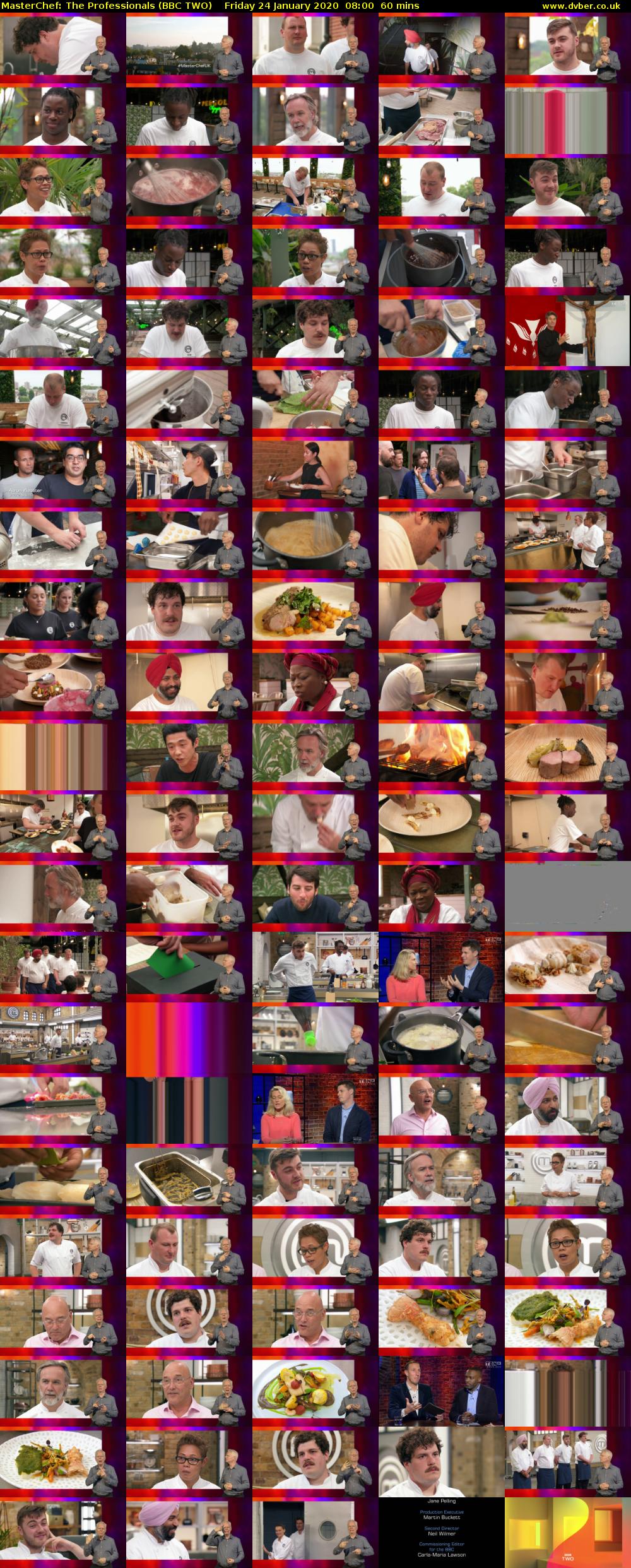 MasterChef: The Professionals (BBC TWO) Friday 24 January 2020 08:00 - 09:00