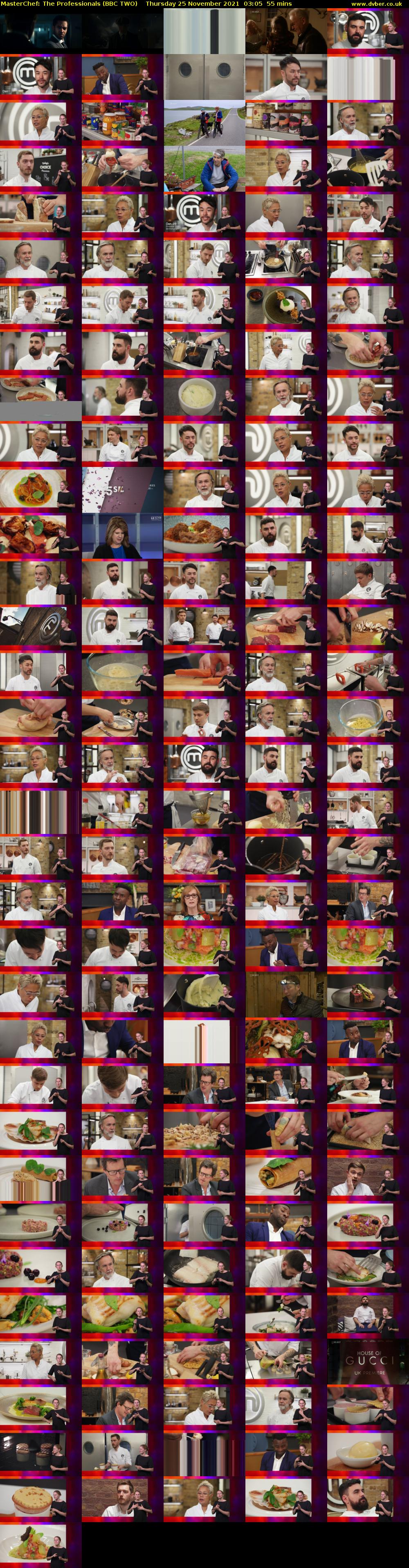 MasterChef: The Professionals (BBC TWO) Thursday 25 November 2021 03:05 - 04:00