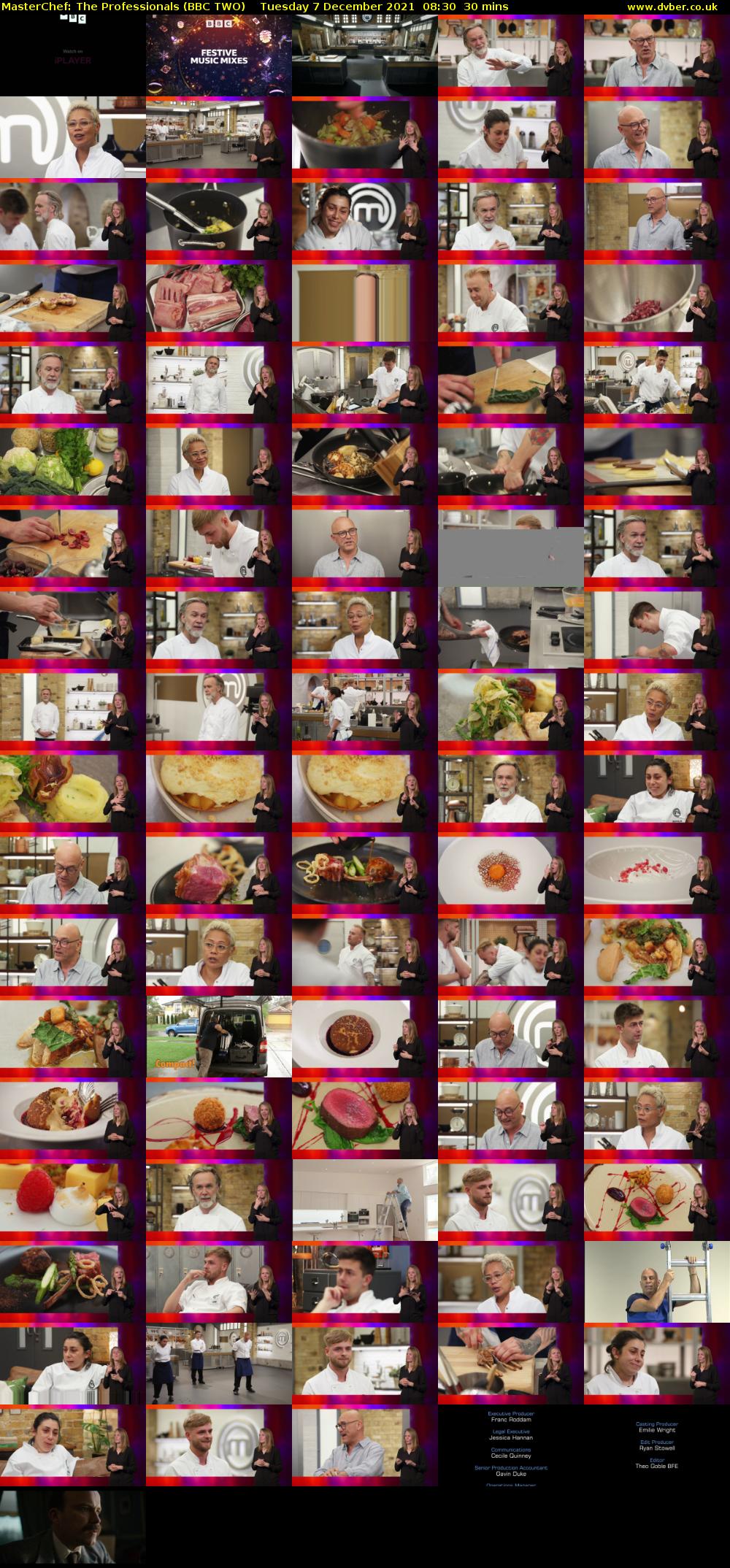 MasterChef: The Professionals (BBC TWO) Tuesday 7 December 2021 08:30 - 09:00