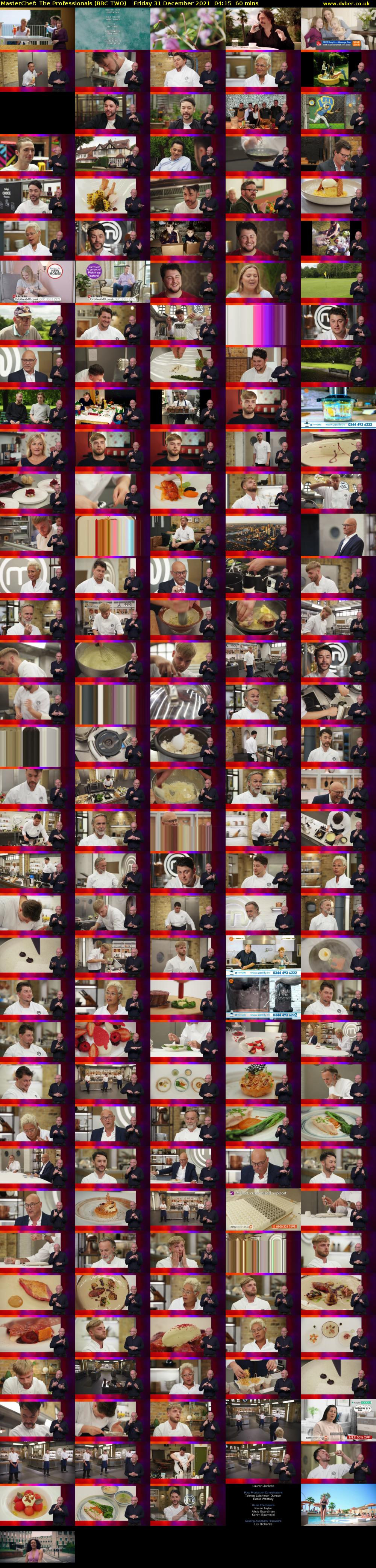 MasterChef: The Professionals (BBC TWO) Friday 31 December 2021 04:15 - 05:15