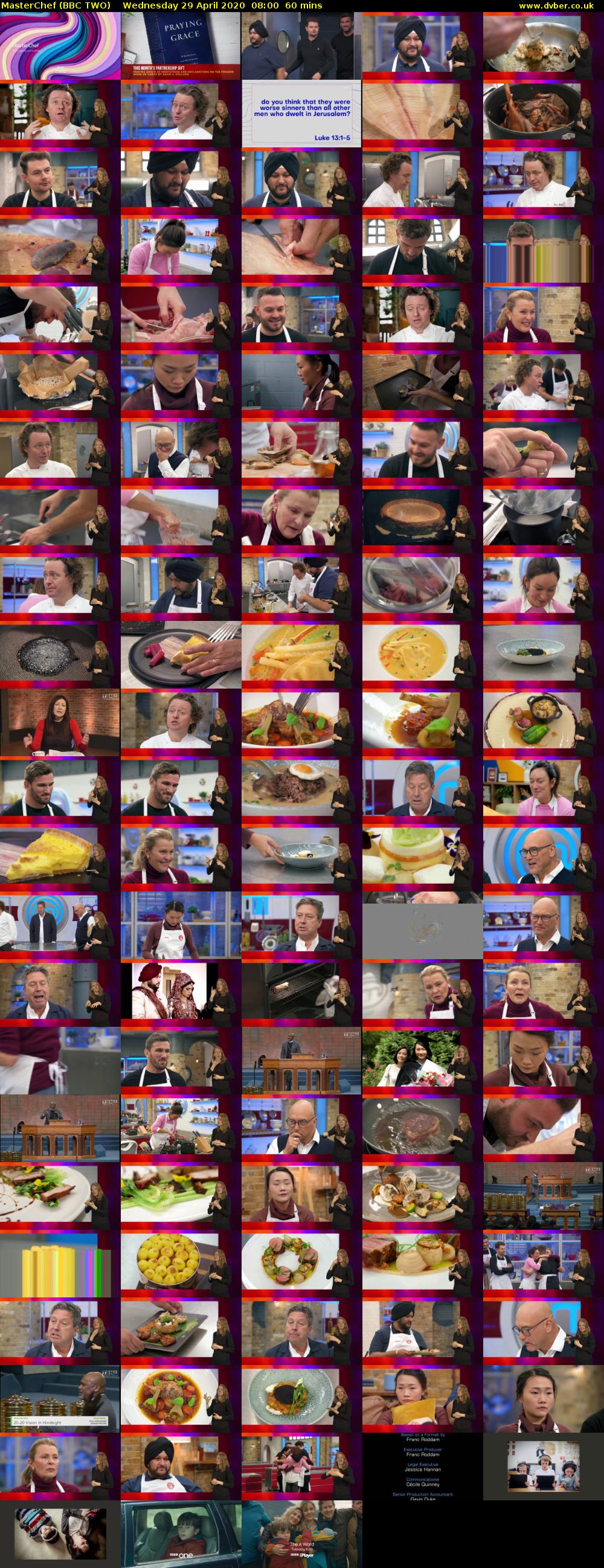 MasterChef (BBC TWO) Wednesday 29 April 2020 08:00 - 09:00