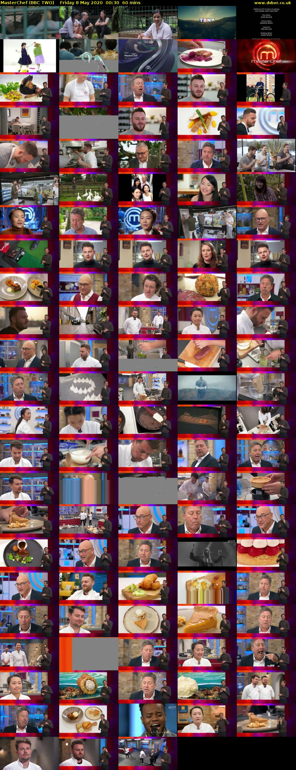 MasterChef (BBC TWO) Friday 8 May 2020 00:30 - 01:30