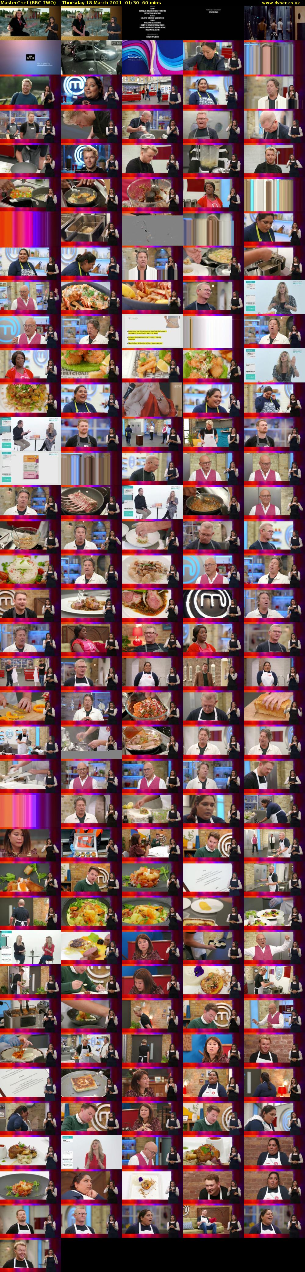 MasterChef (BBC TWO) Thursday 18 March 2021 01:30 - 02:30