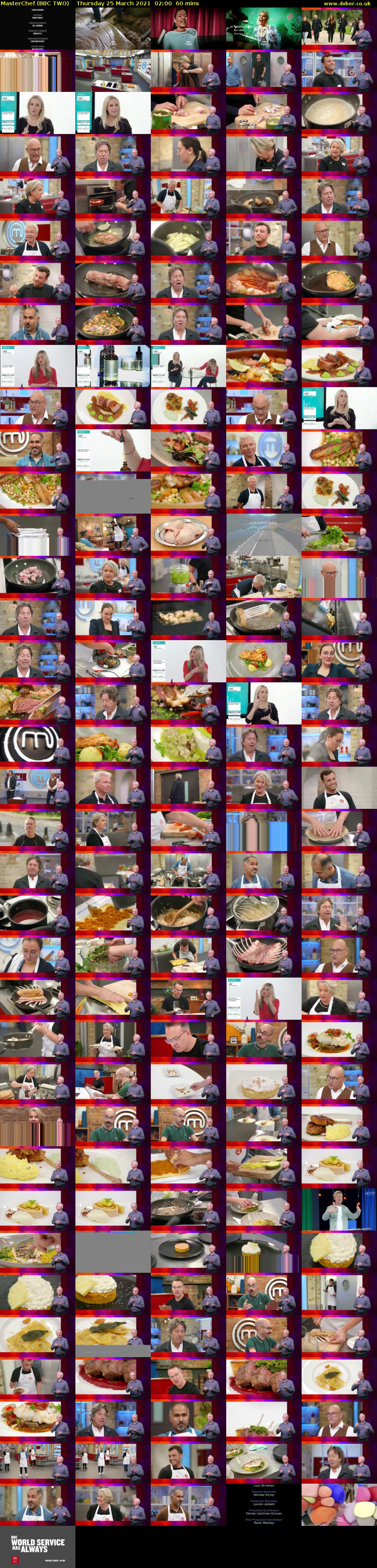 MasterChef (BBC TWO) Thursday 25 March 2021 02:00 - 03:00