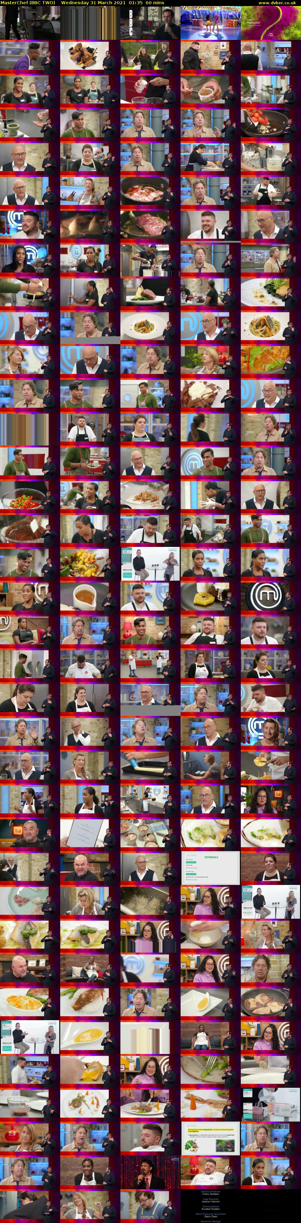 MasterChef (BBC TWO) Wednesday 31 March 2021 01:35 - 02:35