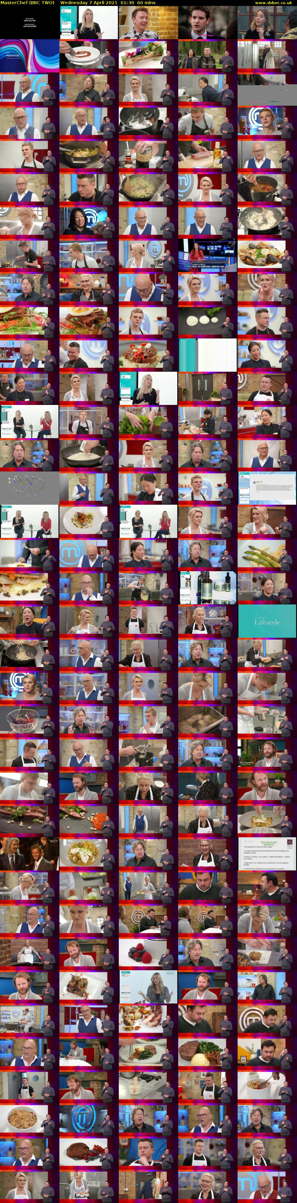 MasterChef (BBC TWO) Wednesday 7 April 2021 01:30 - 02:30