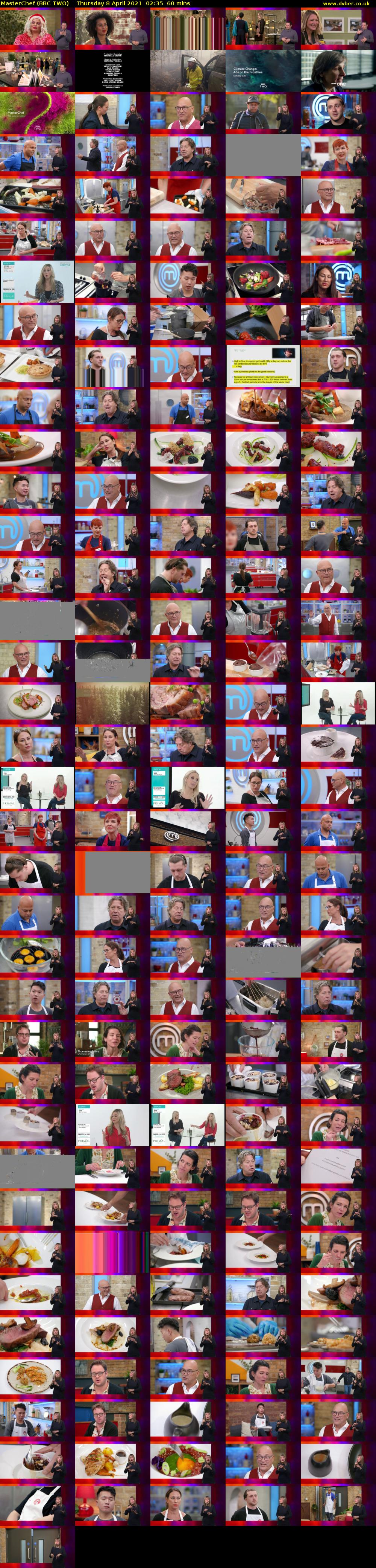 MasterChef (BBC TWO) Thursday 8 April 2021 02:35 - 03:35