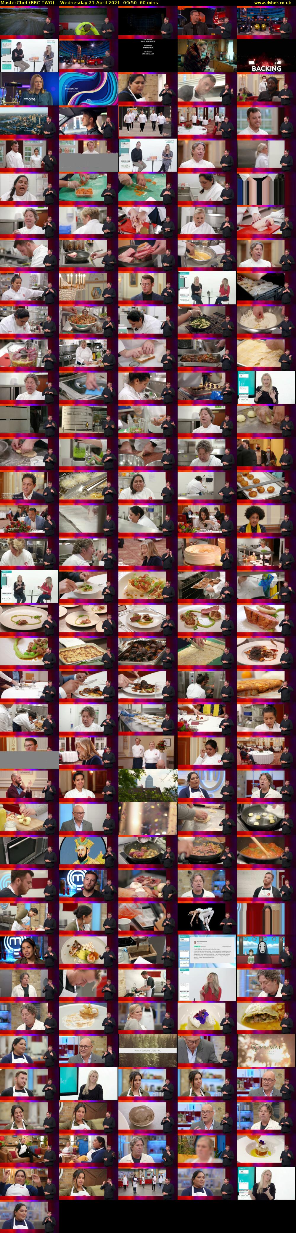 MasterChef (BBC TWO) Wednesday 21 April 2021 04:50 - 05:50