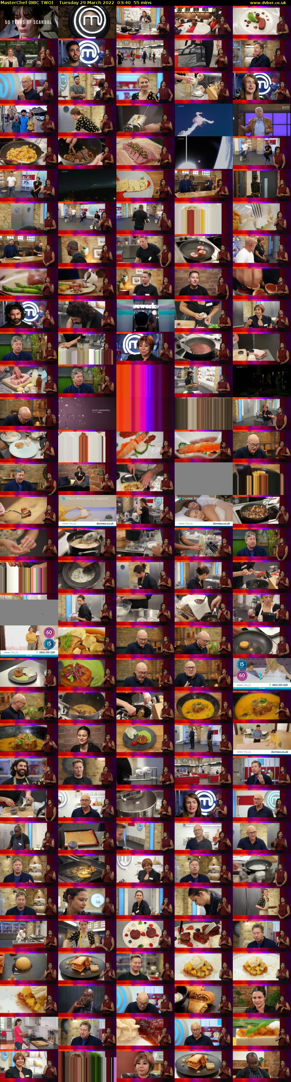 MasterChef (BBC TWO) Tuesday 29 March 2022 03:40 - 04:35