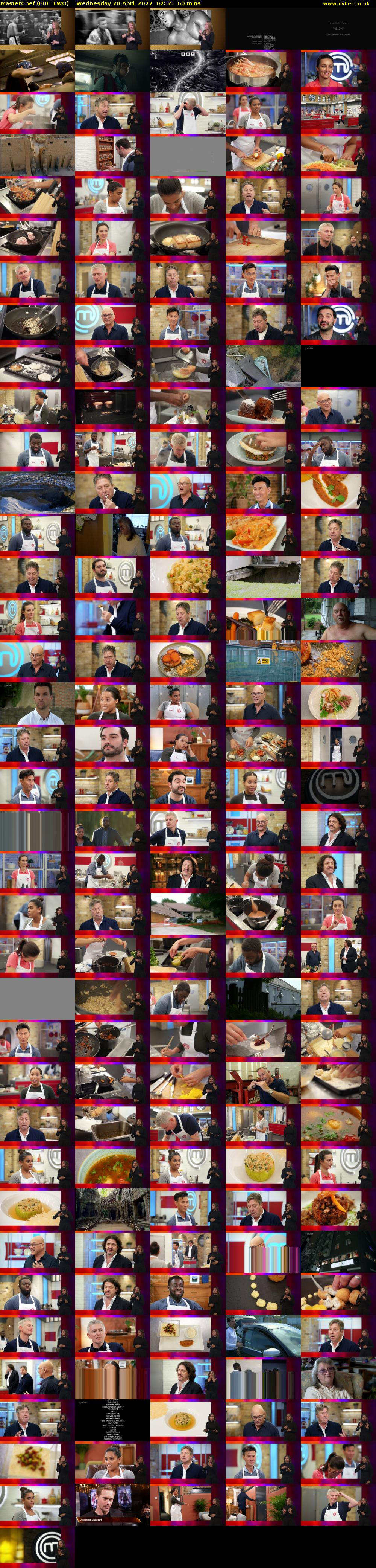 MasterChef (BBC TWO) Wednesday 20 April 2022 02:55 - 03:55