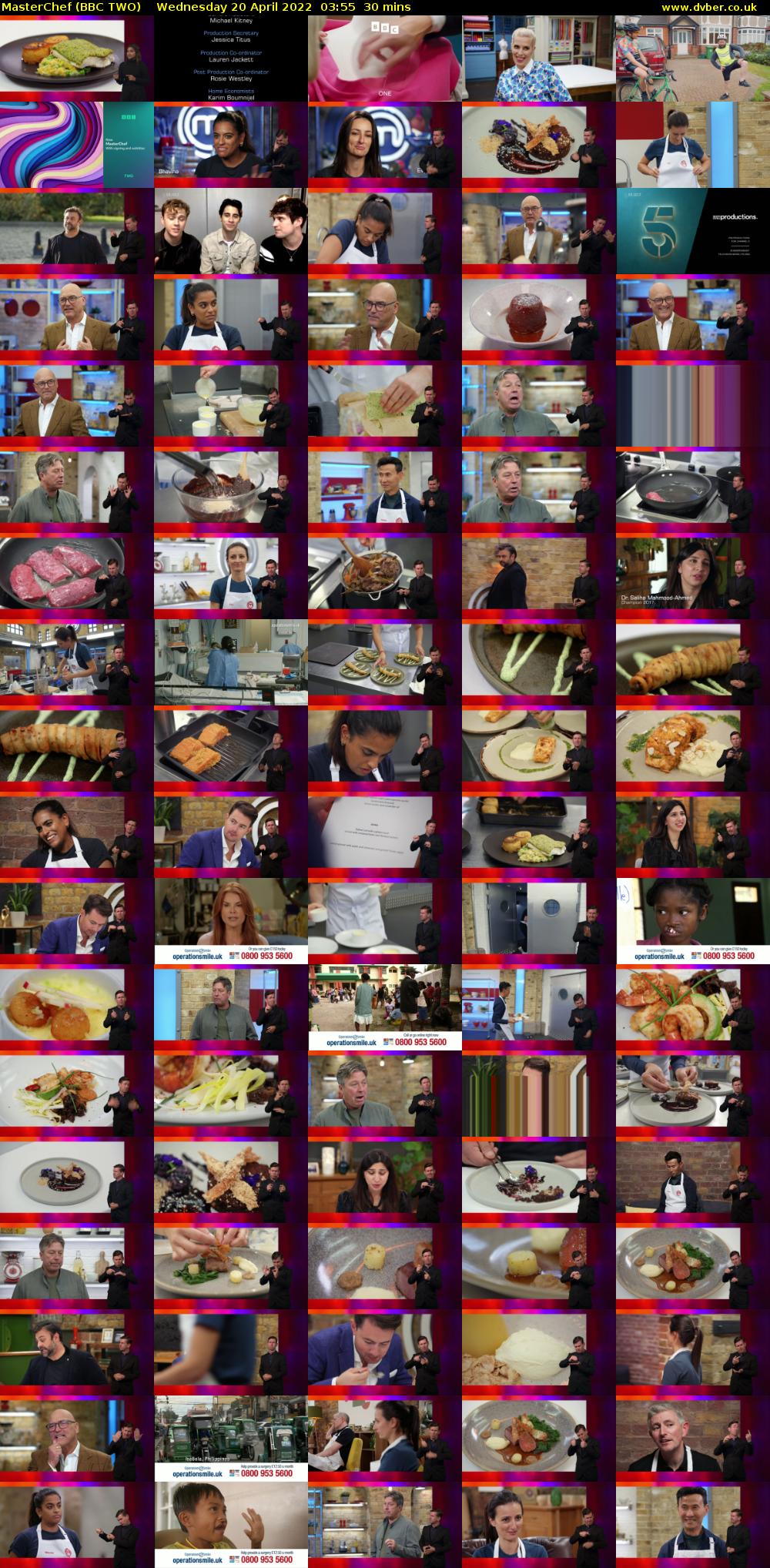 MasterChef (BBC TWO) Wednesday 20 April 2022 03:55 - 04:25