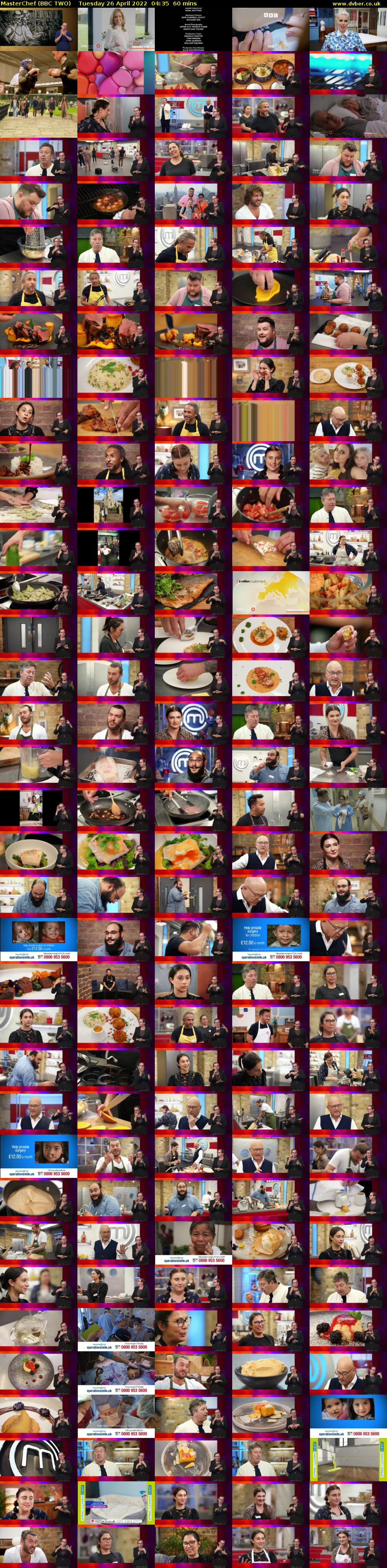 MasterChef (BBC TWO) Tuesday 26 April 2022 04:35 - 05:35